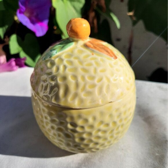 Vintage KSP England Ceramic Honey Pot Marmalade Preserves Jar 1970s - Picture 3 of 6